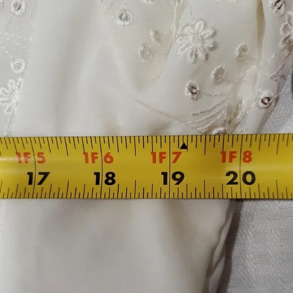 Ivory Indian Beaded Embellished Midi  Dress - Picture 16 of 17